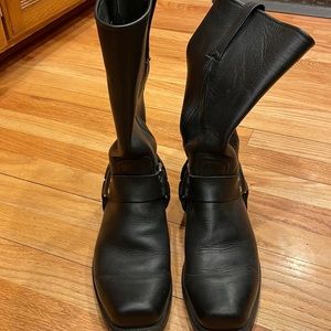 Frye Men’s Harness Black Leather Boots -Size 9